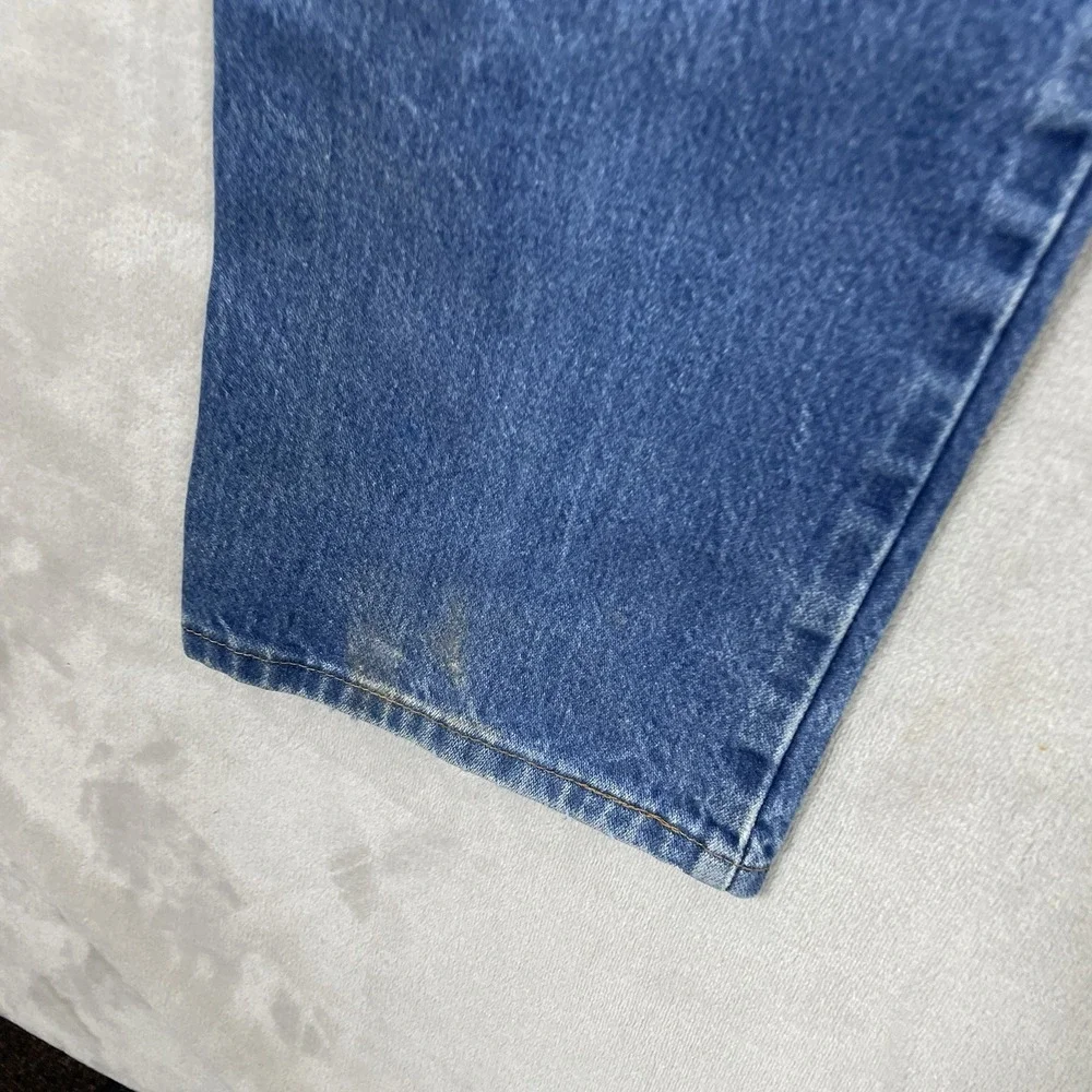 Vintage Wrangler 13MWZ Jeans Mens 34x34 Cowboy Cut Whisker Fade 13mwzpw